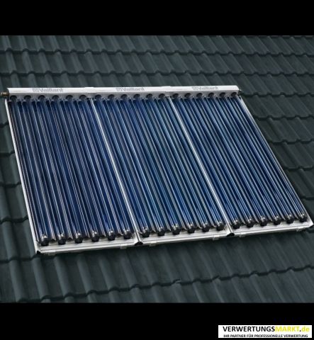 Vailant auroTHERM exclusiv VTK 570 5x Kollektor inkl Anbau Zübehör und Vaillant auroMATIC 620 Solarregler Heizungsregler